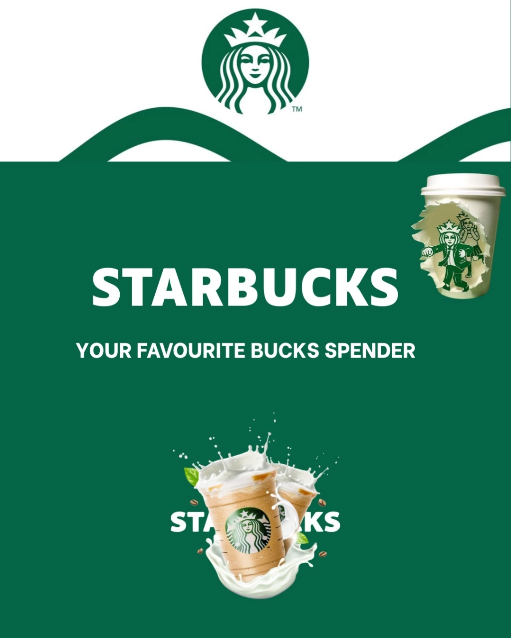 starbucks creative copy by best freelance digital marketer in dubai